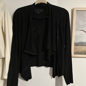 Zara Black Draped Jacket